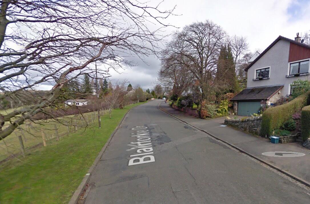 Road Closure Notice Blairforkie Drive Bridge of Allan Community Council