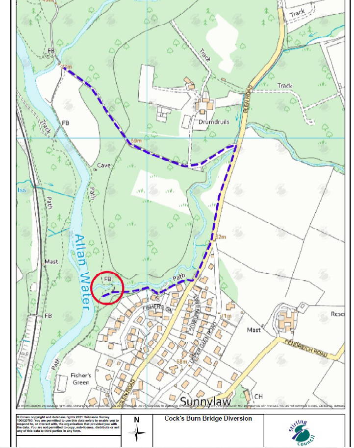 Darn Walk Diversion Bridge of Allan Community Council