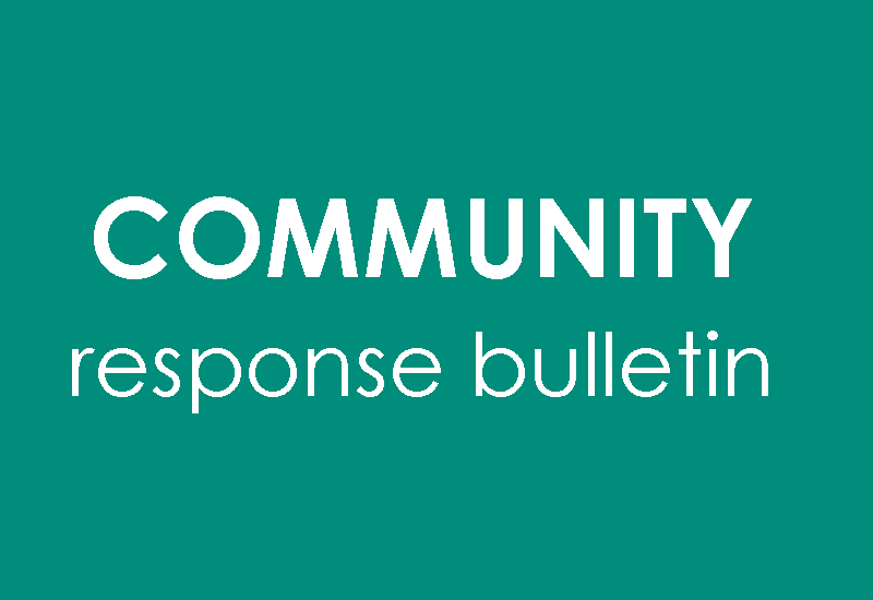 Community Response Bulletin